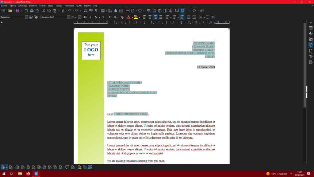 LibreOffice ekran görüntüsü 2