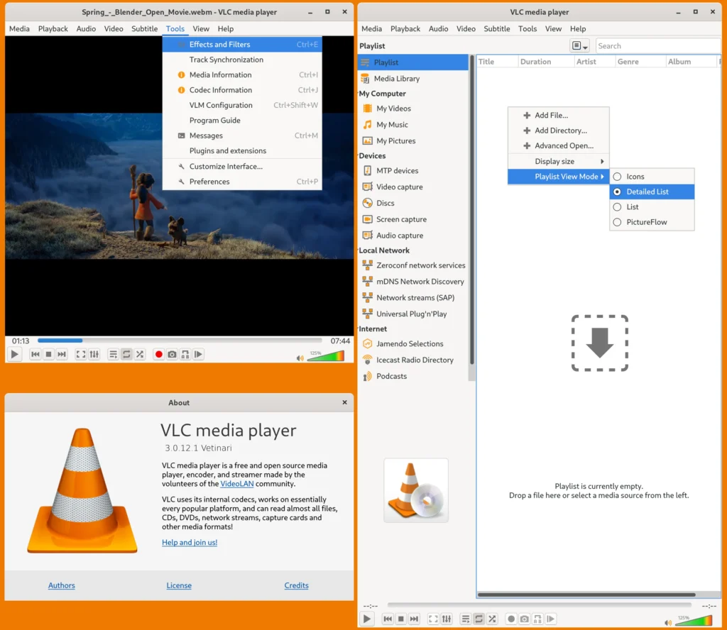VLC media player ekran görüntüsü 7