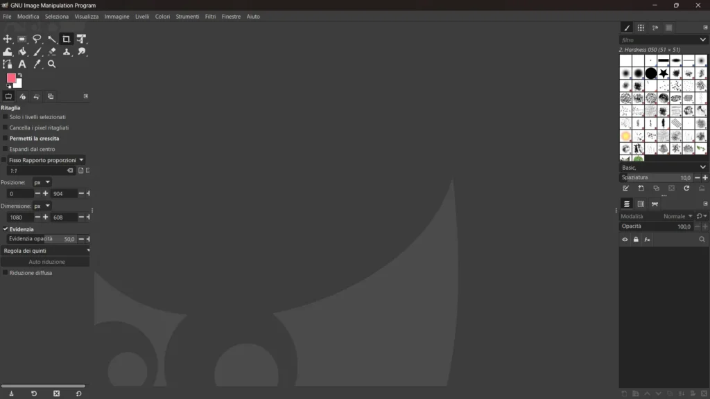 GIMP ekran görüntüsü 1