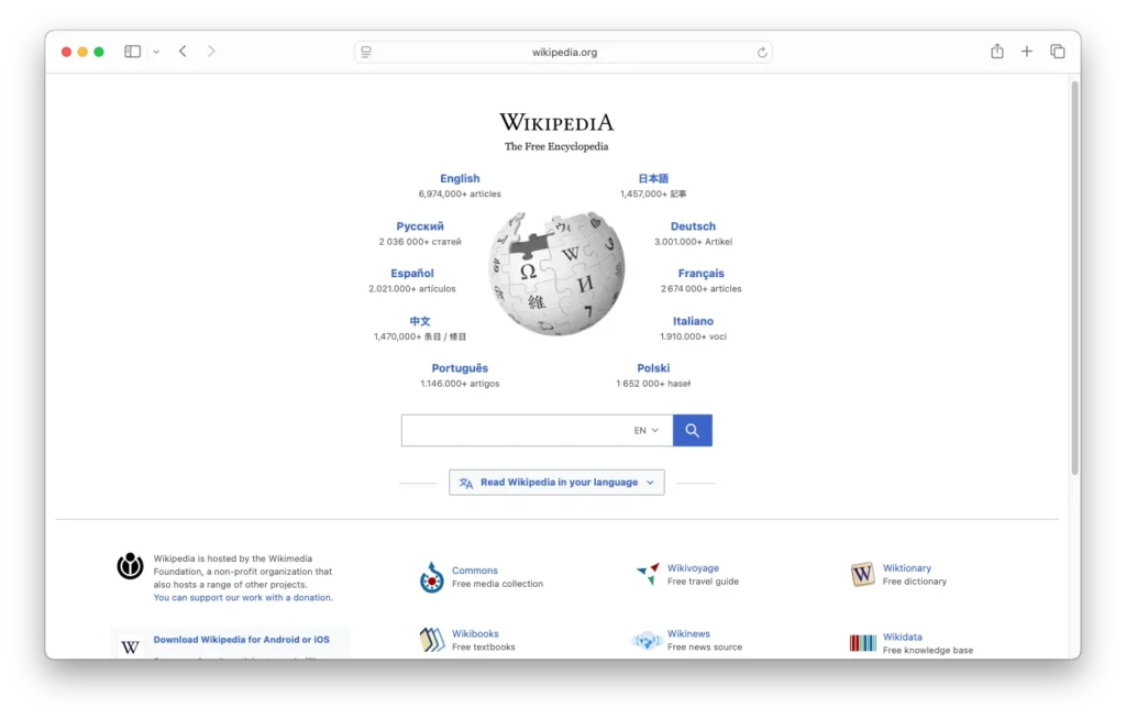 Safari ekran görüntüsü 4